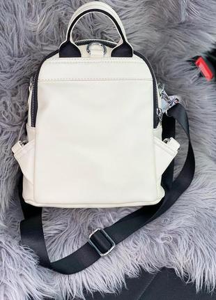 Стильный рюкзак женский городской вместительный стеганый силиконовый сумка рюкзак4 фото