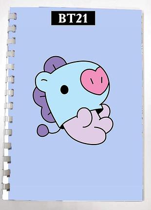 Блокнот скетчбук k-pop манг bts bt21 (sk0030)