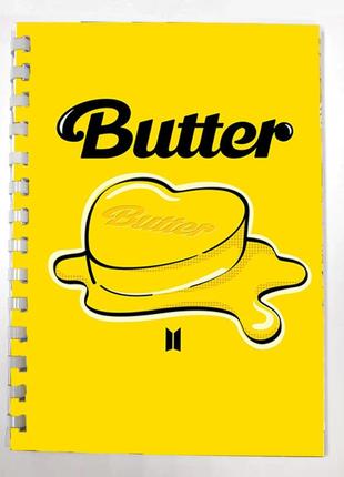 Блокнот скетчбук k-pop army bts butter (sk0059)1 фото