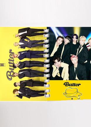 Блокнот скетчбук k-pop army bts butter (sk0013)3 фото