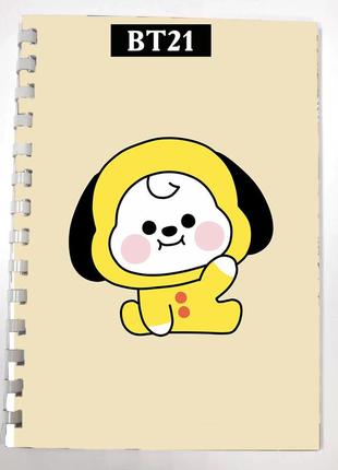 Блокнот скетчбук k-pop чимми bts bt21 (sk0028)1 фото