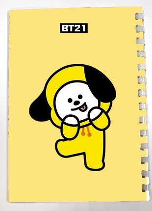 Блокнот скетчбук k-pop чимми bts bt21 (sk0028)2 фото