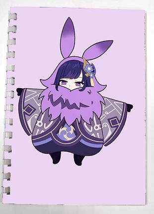 Блокнот скетчбук геншин удар genshin impact для малювання (sk0075)