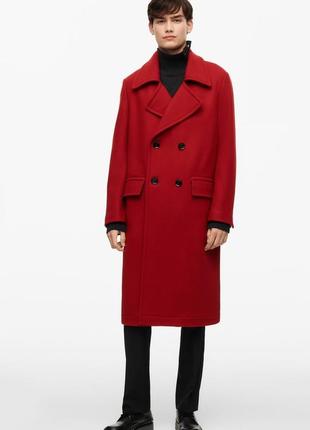 Двубортное пальто — limited edition zara1 фото
