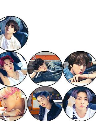 Значок bts bangtan boys butter 1шт (w051)