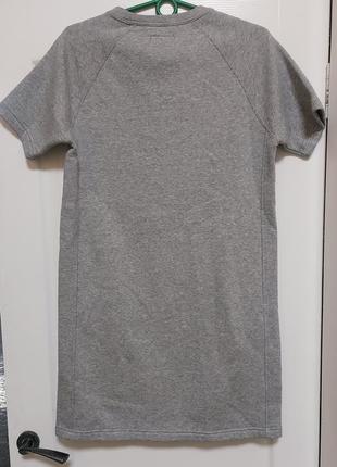 Женское платье- толстовка с короткими рукавами converse speckled graphic sweatshirt dress3 фото