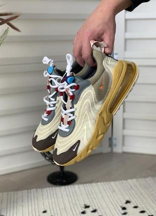 Кросівки nike air max 270 react x cactus jack1 фото