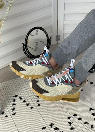 Кроссовки nike air max 270 react x cactus jack5 фото