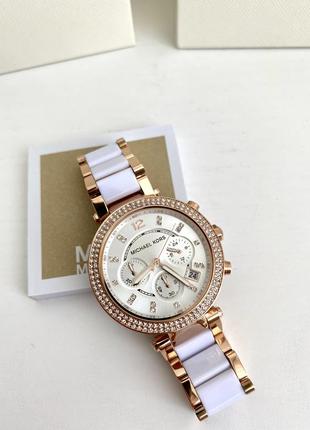 Michael kors женские наручные часы майкл мишель корс оригинал parker mk5774 на подарок девушке жене подарунок 14 февраля6 фото