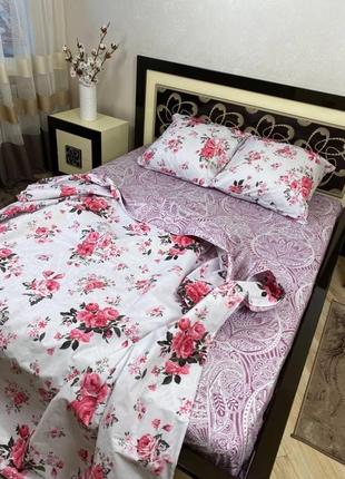 Комплект постільної білизни квіти