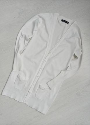 Удлиненный кардиган на пуговицах