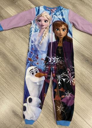 Чоловічок, сліп флісовий з фрозен 3-4 роки