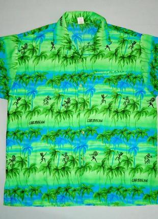 Рубашка  гавайская creations caribbean  гавайка (l-xl)