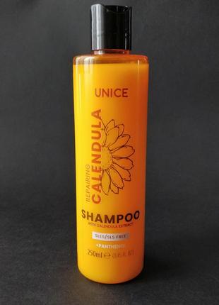 Шампунь unice з екстрактом календули, 250 мл
