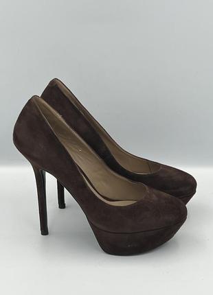 Туфли женские, натуральная замша, демисезонные