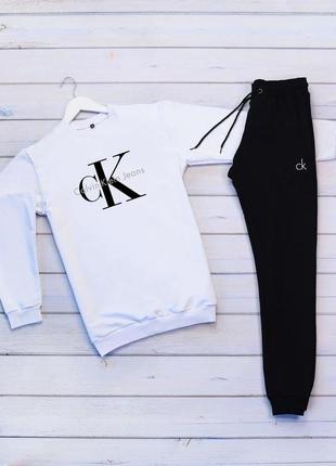 Мужской спортивный трикотажный костюм calvin sportivi