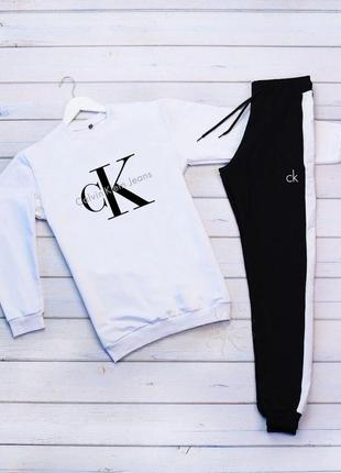 Мужской спортивный трикотажный костюм calvin sportivi
