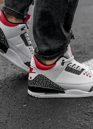 Кроссовки nike air jordan 3 retro — цена 2440 грн в каталоге