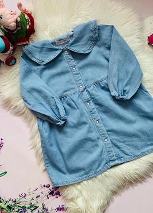 Красивое стильное удобное платье zara девочке 4-5 лет