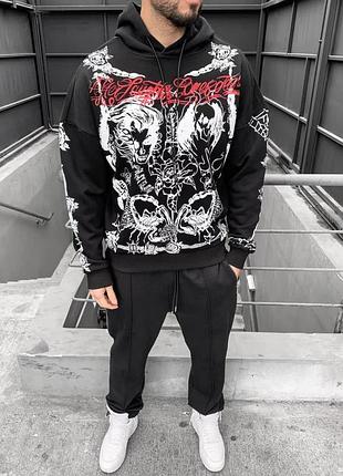 Худи оверсайз люкс качества с шикарным принтом