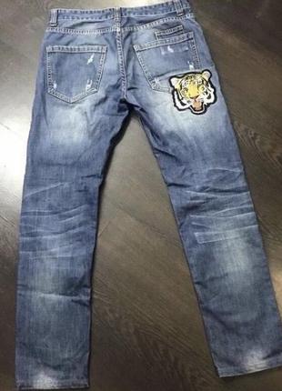 Оригінальні джинси чоловічі philipp plein з тигром2 фото