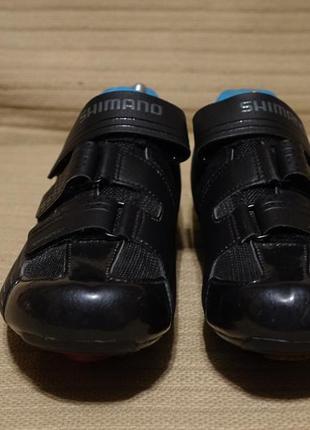 Велотуфли shimano sh-rp2w cycling - 3-hole, spd black 42 р. ( 26,5 см. )