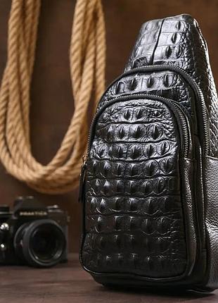 Кожаная сумка мужская через плечо