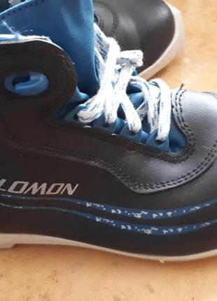 Лижні ботинки salomon sns,ст.26.5см, р.40,5-412 фото