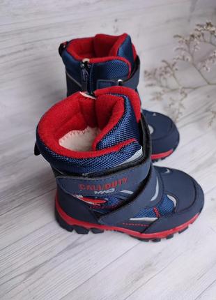 Термо сноубутсы для хлопчика дитячі чобітки зимові термо черевики7 фото