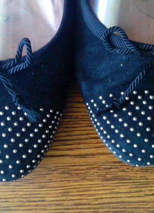 Рр 40-25,6 см стильные удобные туфли балетки от pretty ballerinas2 фото
