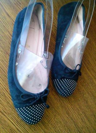 Рр 40-25,6 см стильные удобные туфли балетки от pretty ballerinas