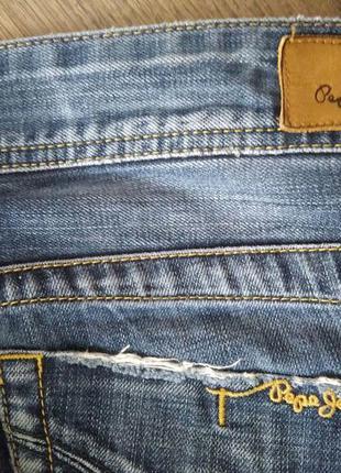 Потёртые джинсы pepe jeans оригинал.4 фото