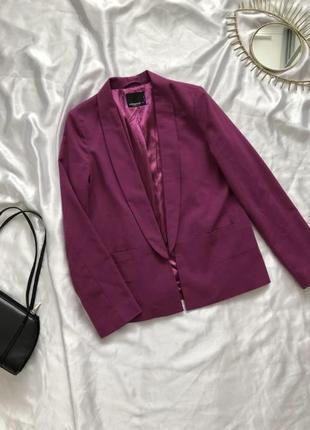 Жакет яркий розовый трендовый цвет zara mango h&m