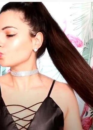 Сверкающий чокер в стиле арианы гранде