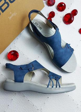 Jbu by jambu оригинал удобные синие сандалии с стелькой с памятью