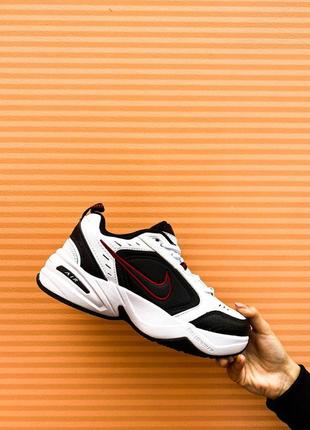 Nike air monarch iv "black/white" жіночі кросівки найк м2к текно