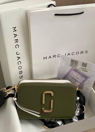 Сумка marc jacobs khaki хаки женская4 фото