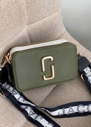 Сумка marc jacobs khaki хаки женская8 фото