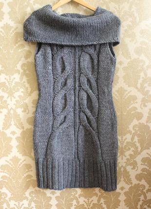 Вязаное платье class italy альпака !