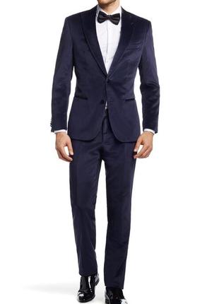 Шикарный костюм жениха hugo boss guabello wool super 160 smoking suit