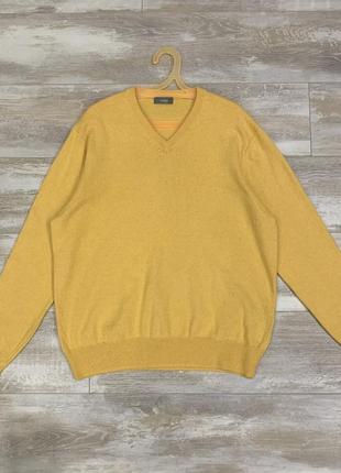 Кашемировый дизайнерский свитер пуловер van laack2 фото