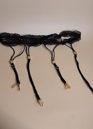 Вишуканий еротичний пояс з підвісками для панчіх asos/розмір l.1 фото