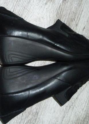 Кожаные туфли, размер 40, стелька 26 см6 фото