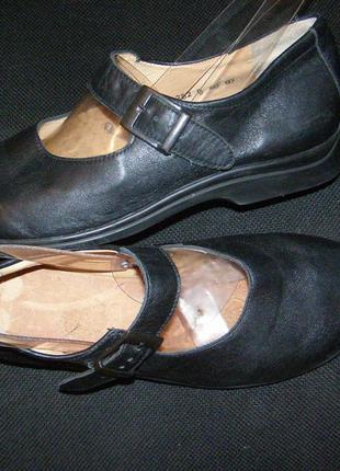 Рр 40 - 25,6 см стильные туфли ботинки от ladysko кожа