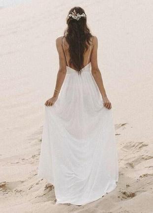 Свадебное платье в пляжном стиле5 фото