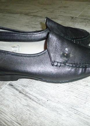 Sandpiper новые мягкие кожаные туфли , р 7,5 е (германия), стелька 26,7 см9 фото