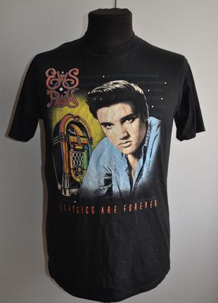 Винтажная футболка мерч elvis presley 1992 год