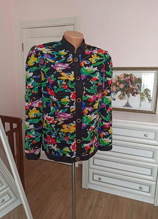 Ексклюзивна вінтажна куртка-бомбер janina shreck