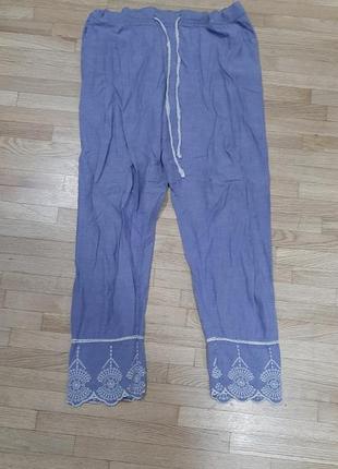 Штани літні з візерунком