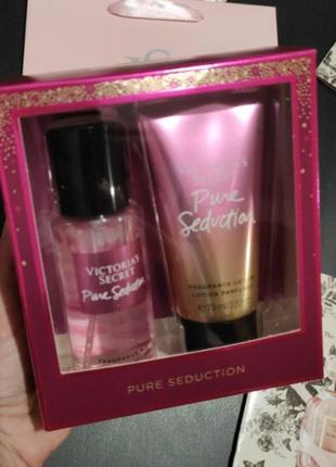 Парфумированный міні міст спрей pure seduction 75мл💕victorias secret вікторія сікрет вікторія сікрет оригінал5 фото